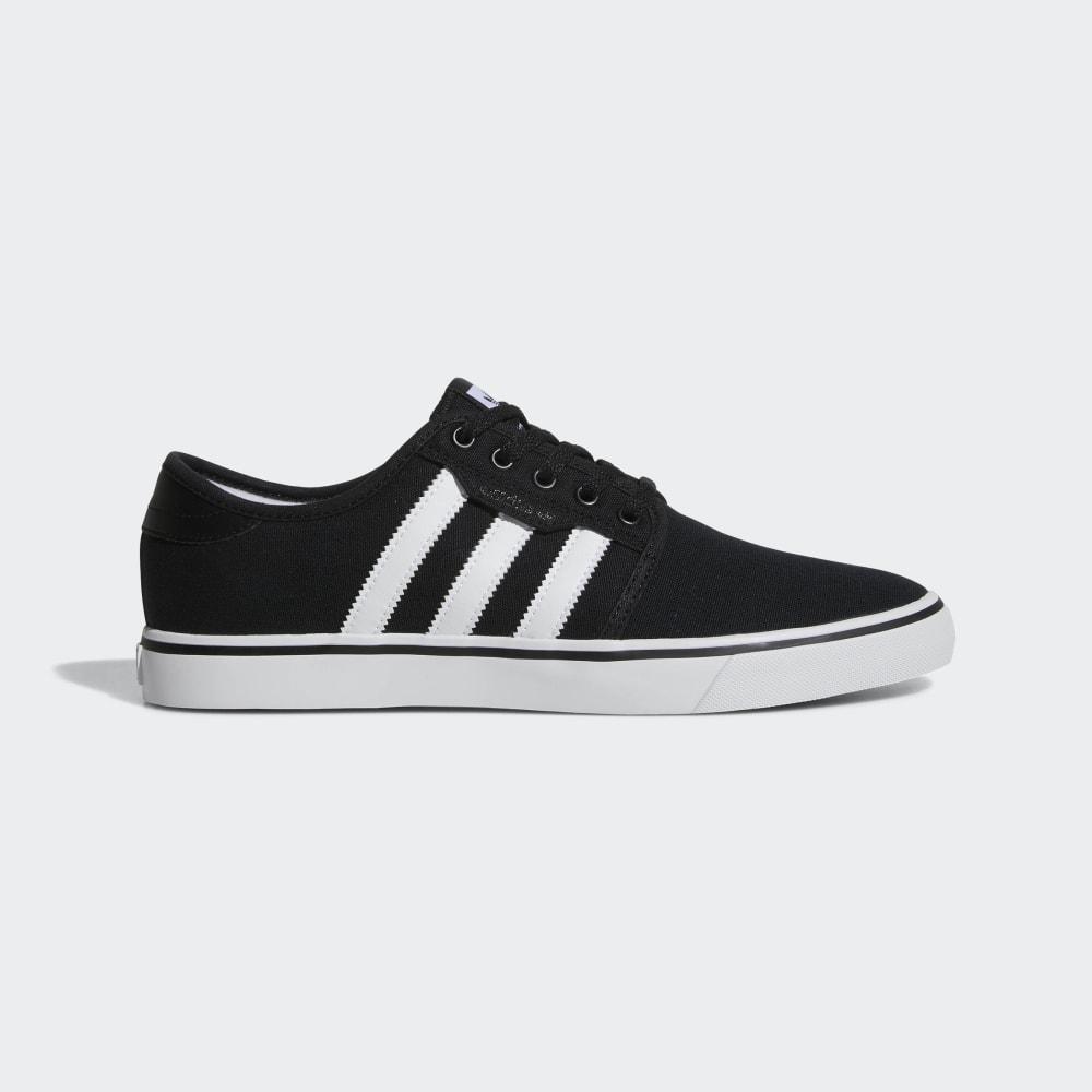 Adidas Men's Seeley Skate Shoes Black/White Ireland F37427